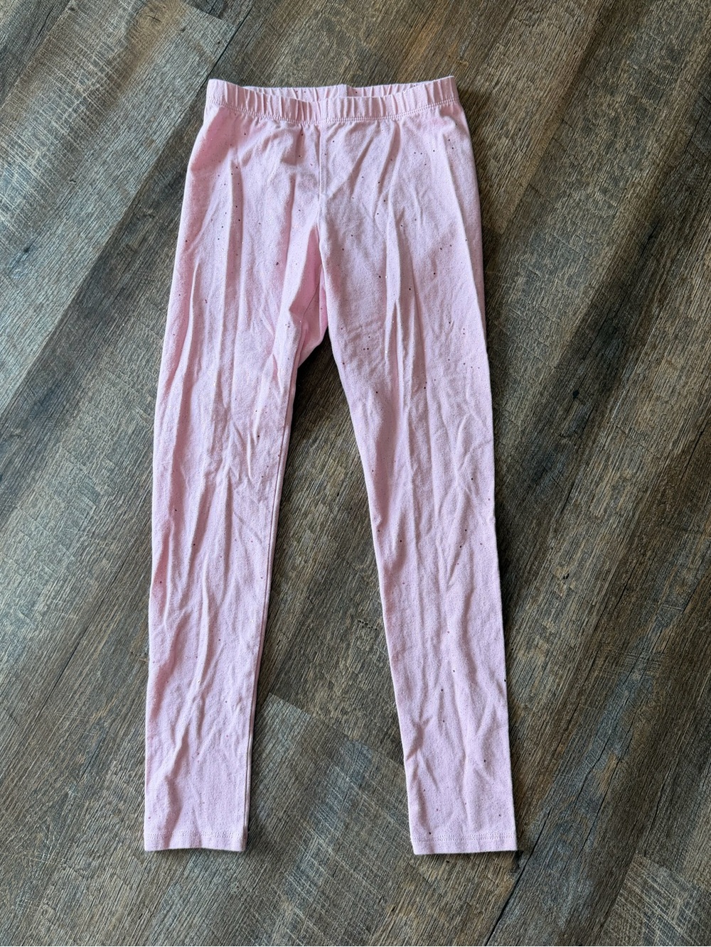 NWOT Thereabouts Girls Pink Glitter Sparkle Leggings Size 10/12